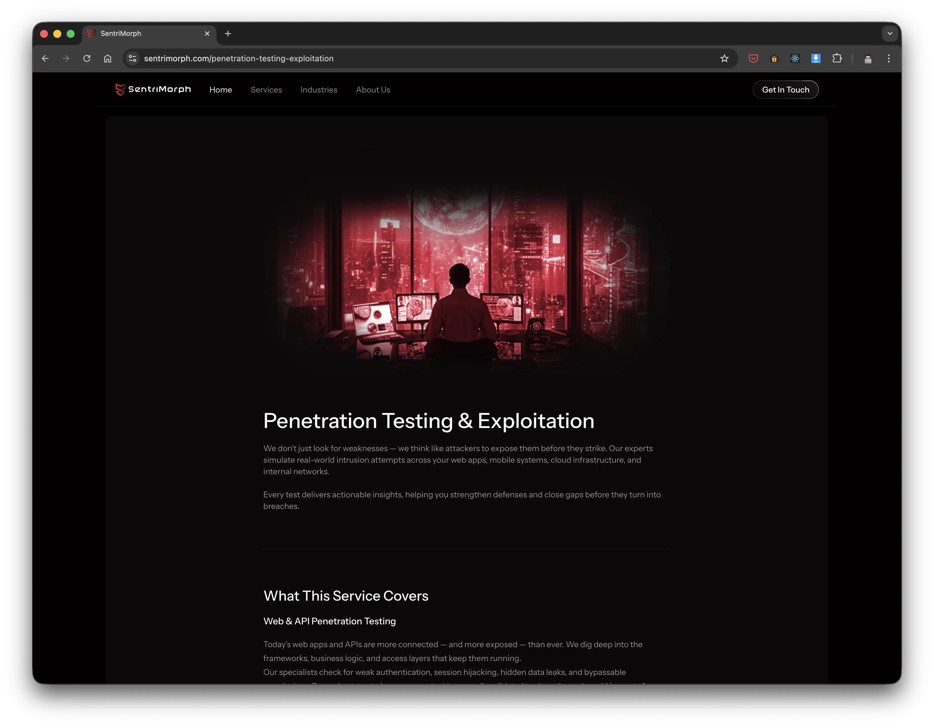Penetration Testing Page